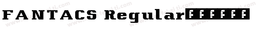 FANTACS Regular字体转换